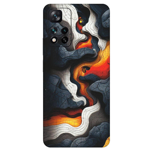 Xiaomi Redmi Phone Skins (All Models) - Abstract Volcanic Layers - Matte Finish (M-52) Mi 11i 5G
