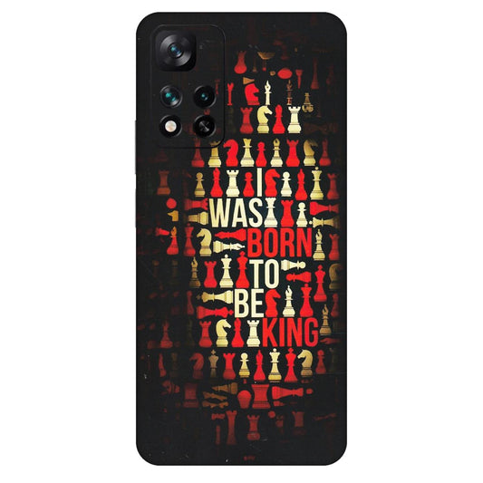 Xiaomi Redmi Phone Skins (All Models) - Born To Be King - Matte Finish (M-73) Mi 11i 5G