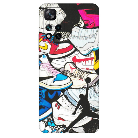 Xiaomi Redmi Phone Skins (All Models) - Jordan Sneakers Fan - Matte Finish (M-80) Mi 11i 5G