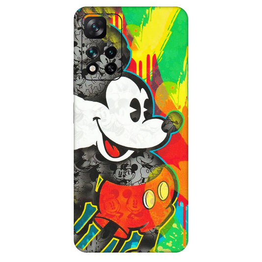 Xiaomi Redmi Phone Skins (All Models) - Multiple Mickey With Colourful Texture - Matte Finish (M-84) Mi 11i 5G
