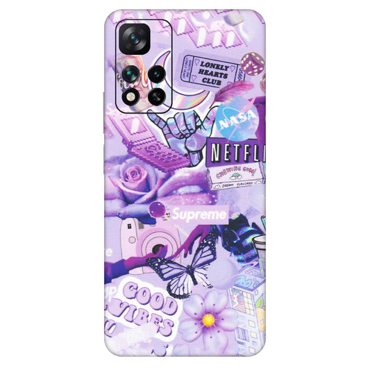 Xiaomi Redmi Phone Skins (All Models) - Supreme Purple Magic - Matte Finish (M-88) Mi 11i 5G
