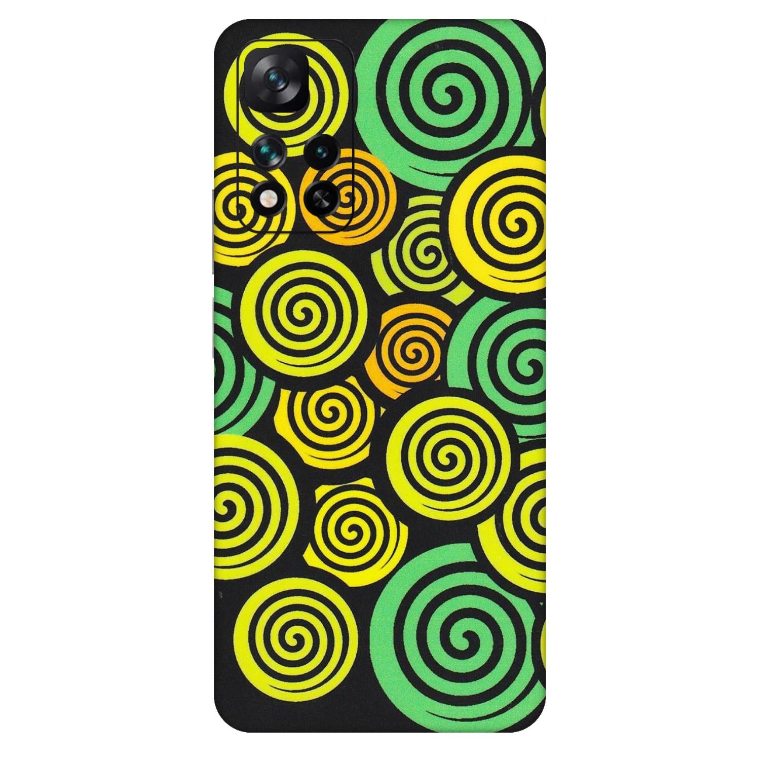 Xiaomi Redmi Phone Skins (All Models) - Crazy Spiral - Matte Finish (M-91) Mi 11i 5G