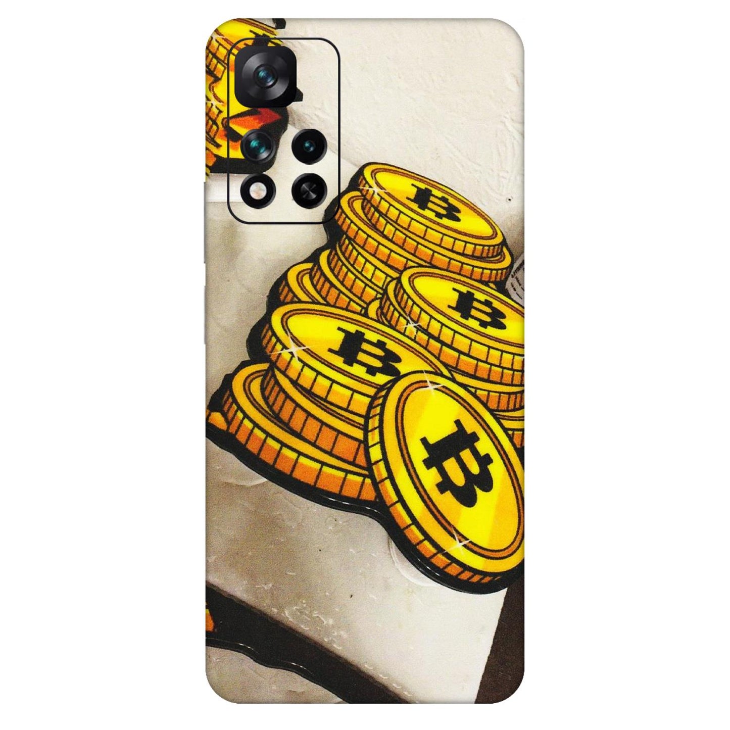 Xiaomi Redmi Phone Skins (All Models) - Billionaire Bitcoin Collection - Matte Finish (M-92) Mi 11i 5G