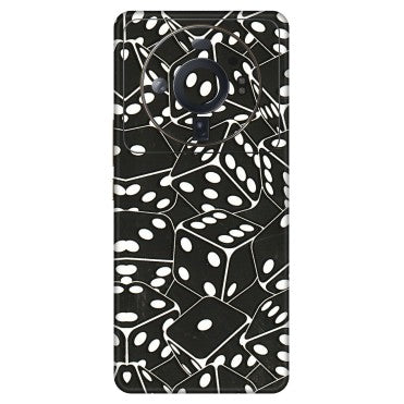 Xiaomi Redmi Phone Skins (All Models) - Big Black Dices - 3D Embossed Finish (L-106) Mi 12S Ultra 5G
