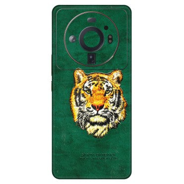 Xiaomi Redmi Phone Skins (All Models) - Leather Feel Tiger - 3D Embossed Finish (L-111) Mi 12S Ultra 5G
