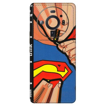 Xiaomi Redmi Phone Skins (All Models) - Superman Sutta - 3D Embossed Finish (L-130) Mi 12S Ultra 5G