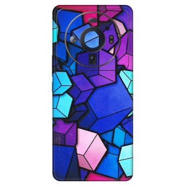 Xiaomi Redmi Phone Skins (All Models) - Cube Doodle - 3D Embossed Finish (L-141) Mi 12S Ultra 5G