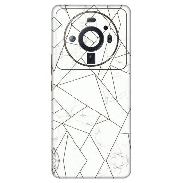 Xiaomi Redmi Phone Skins (All Models) - Luxury White Marble Effect - 3D Embossed Finish (L-168) Mi 12S Ultra 5G