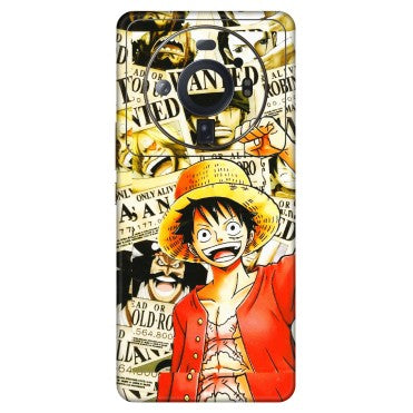 Xiaomi Redmi Phone Skins (All Models) - Luffy Anime - 3D Embossed Finish (L-177) Mi 12S Ultra 5G