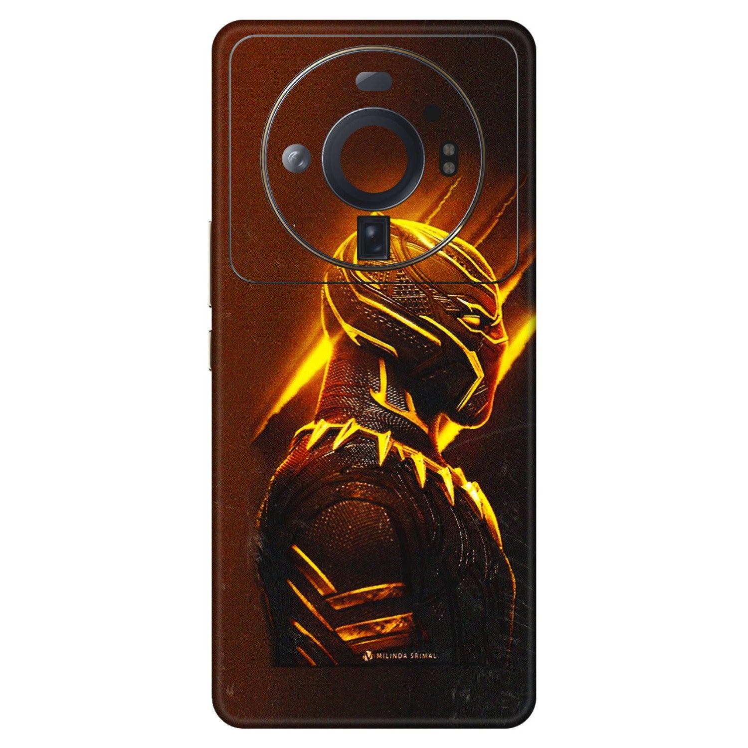 Xiaomi Redmi Phone Skins (All Models) - Gold Black Panther - 3D Embossed Finish (L-181) Mi 12S Ultra 5G