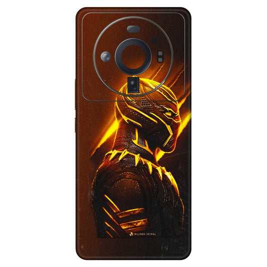 Xiaomi Redmi Phone Skins (All Models) - Gold Black Panther - 3D Embossed Finish (L-181) Mi 12S Ultra 5G