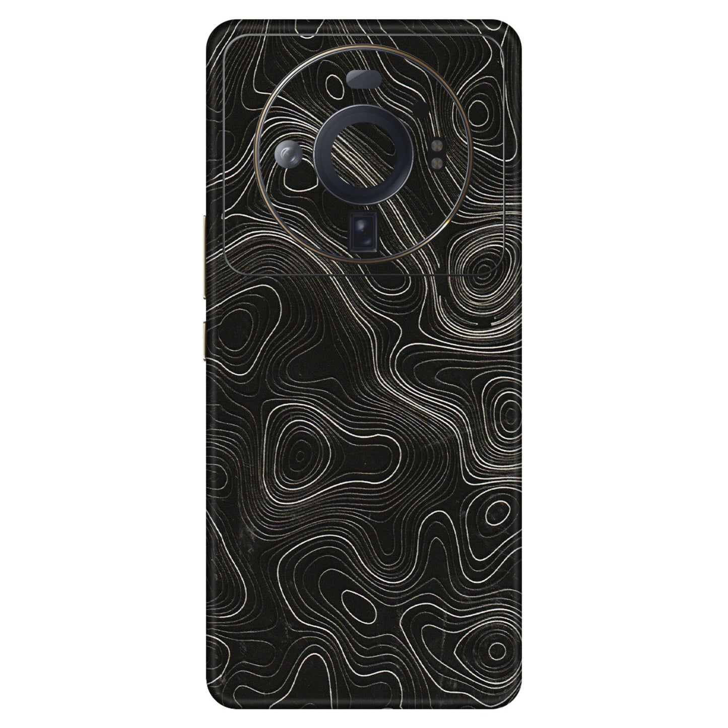 Xiaomi Redmi Phone Skins (All Models) - Black Swirl - 3D Embossed Finish (L-196) Mi 12S Ultra 5G