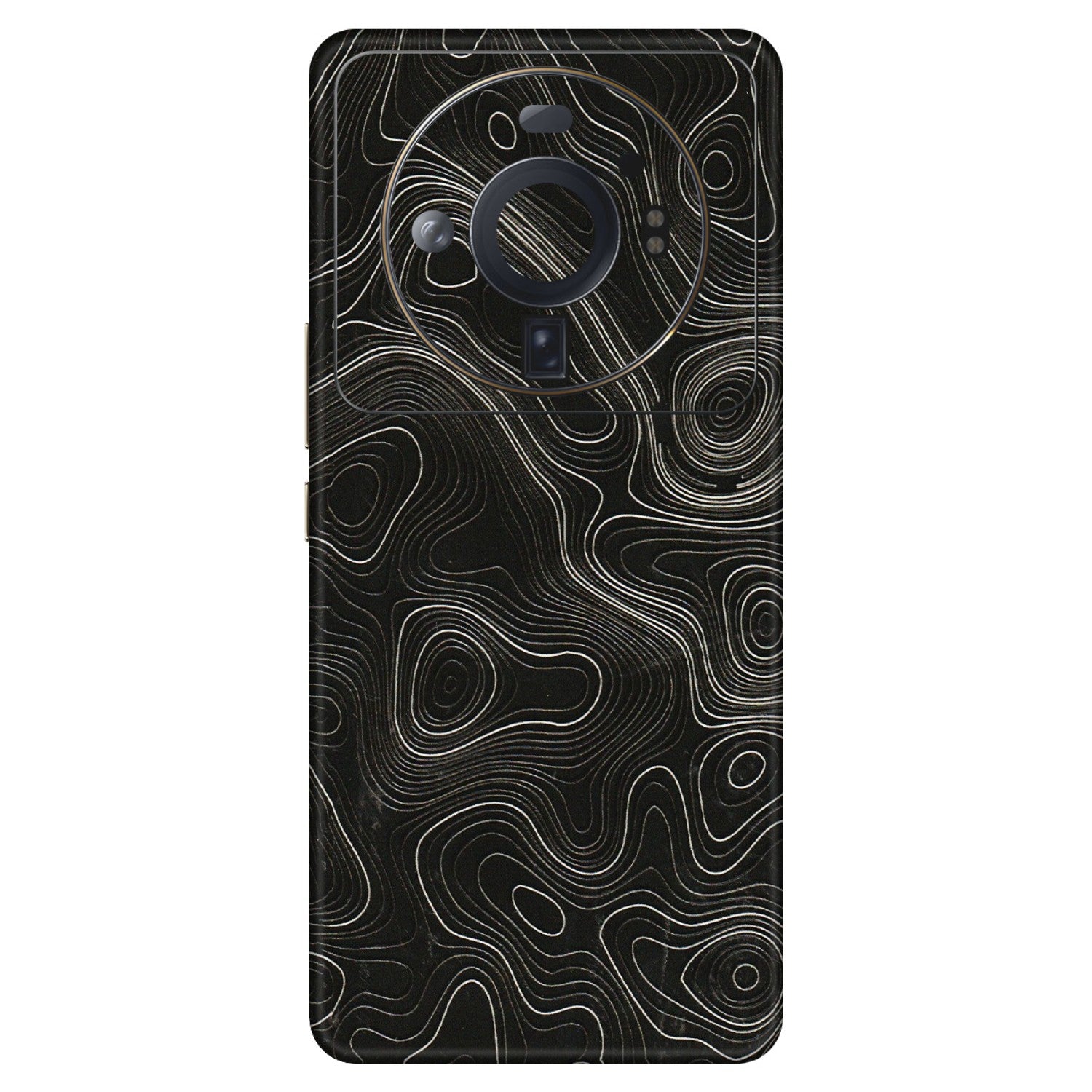 Xiaomi Redmi Phone Skins (All Models) - Black Swirl - 3D Embossed Finish (L-196) Mi 12S Ultra 5G