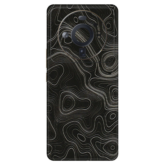 Xiaomi Redmi Phone Skins (All Models) - Black Swirl - 3D Embossed Finish (L-196) Mi 12S Ultra 5G