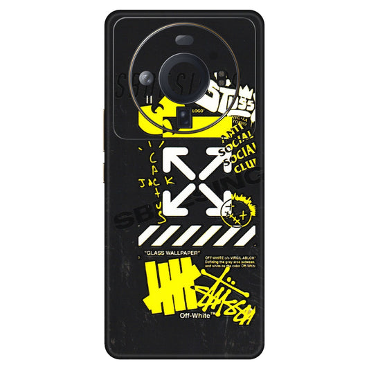 Xiaomi Redmi Phone Skins (All Models) - Anti Social Graffiti - 3D Embossed Finish (L-198) Mi 12S Ultra 5G