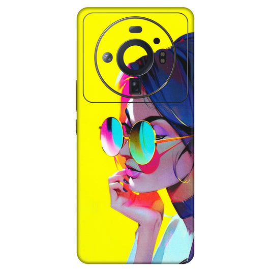 Xiaomi Redmi Phone Skins (All Models) - Bold Stylish Girl - 3D Embossed Finish (L-222) Mi 12S Ultra 5G