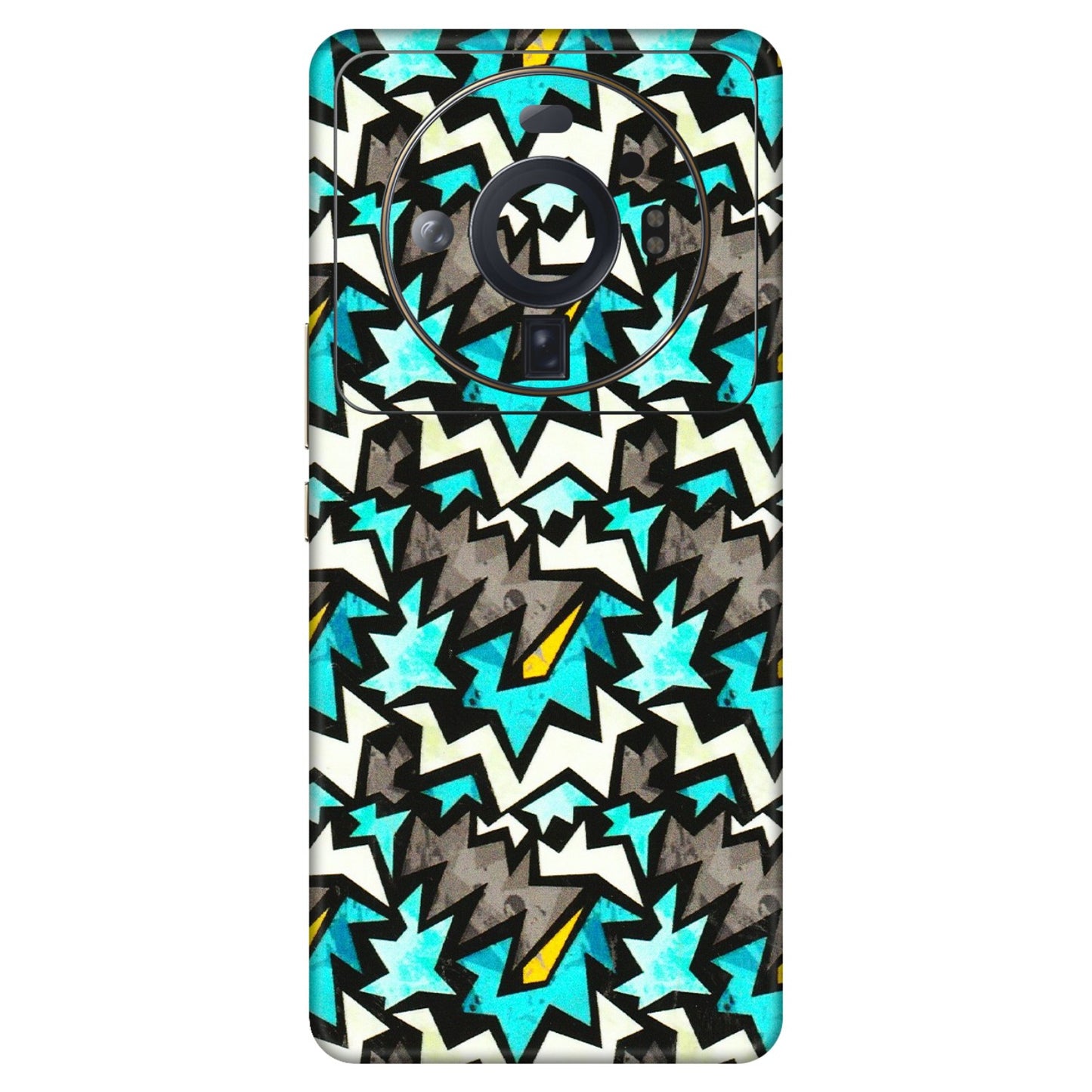 Xiaomi Redmi Phone Skins (All Models) - Funky Zig Zag - 3D Embossed Finish (L-223) Mi 12S Ultra 5G