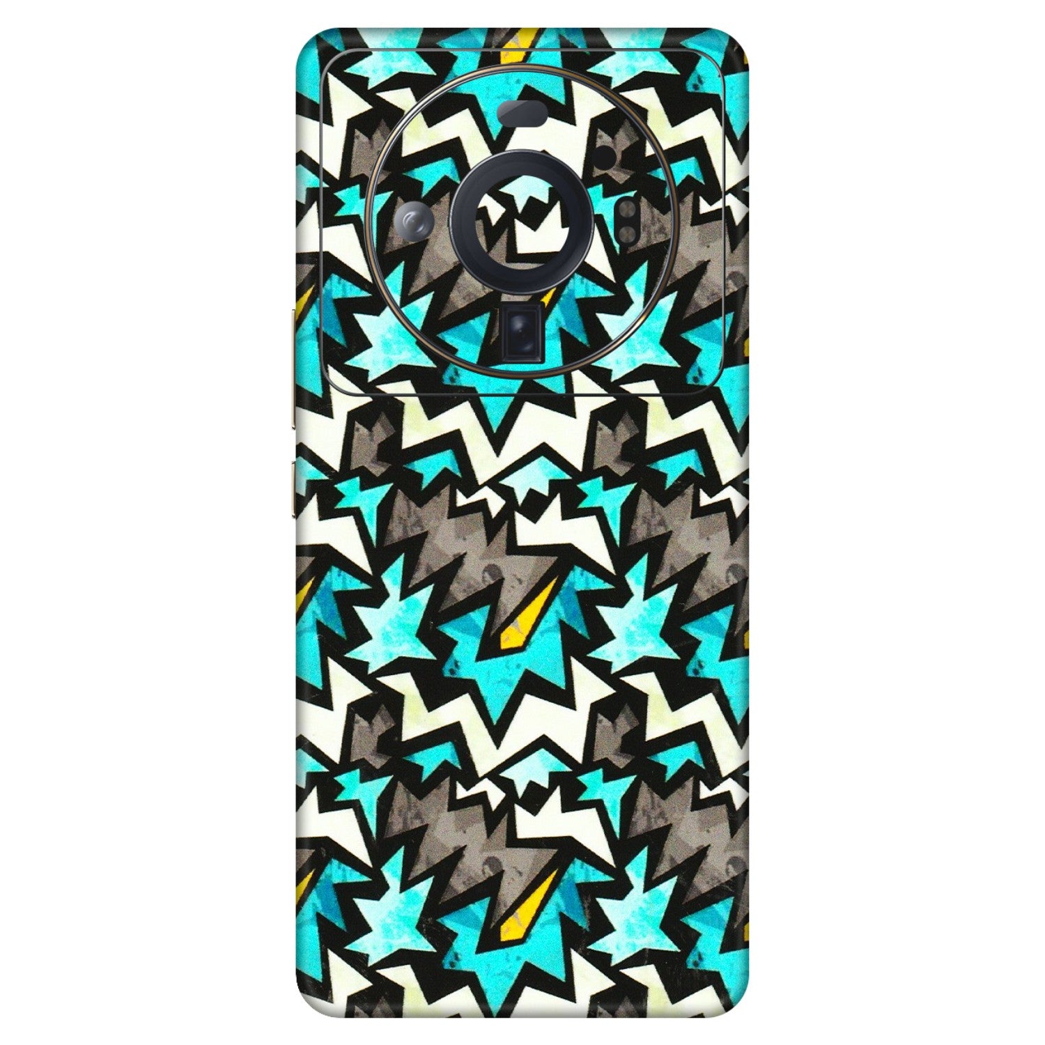 Xiaomi Redmi Phone Skins (All Models) - Funky Zig Zag - 3D Embossed Finish (L-223) Mi 12S Ultra 5G