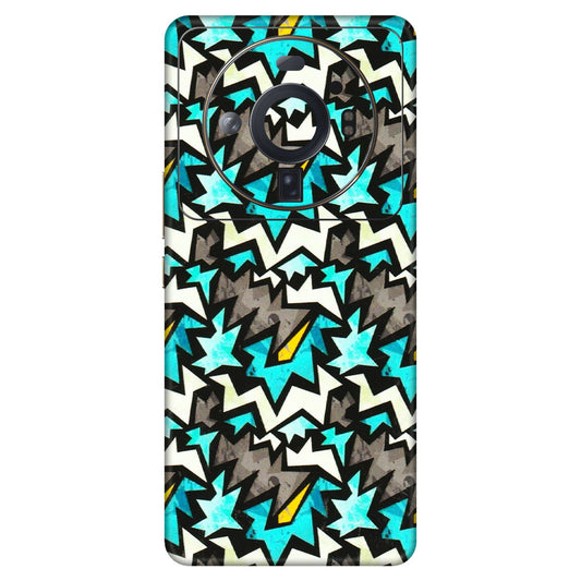 Xiaomi Redmi Phone Skins (All Models) - Funky Zig Zag - 3D Embossed Finish (L-223) Mi 12S Ultra 5G