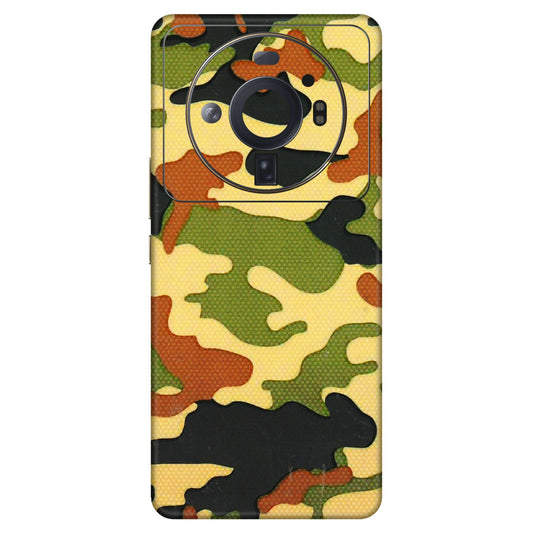 Xiaomi Redmi Phone Skins (All Models) - Indian Military - 3D Embossed Finish (L-234) Mi 12S Ultra 5G