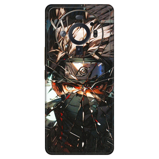 Xiaomi Redmi Phone Skins (All Models) - Kakashi Shattered Glass Effect - 3D Embossed Finish (L-237) Mi 12S Ultra 5G