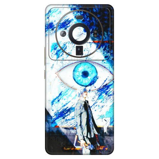 Xiaomi Redmi Phone Skins (All Models) - Gojo Satoru evil eye - 3D Embossed Finish (L-239) Mi 12S Ultra 5G