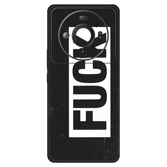 Xiaomi Redmi Phone Skins (All Models) - The F Word - 3D Embossed Finish (L-255) Mi 12S Ultra 5G