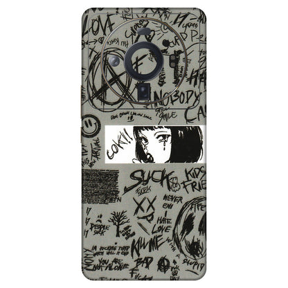 Xiaomi Redmi Phone Skins (All Models) - Never Have Love Anime - 3D Embossed Finish (L-260) Mi 12S Ultra 5G