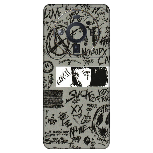 Xiaomi Redmi Phone Skins (All Models) - Never Have Love Anime - 3D Embossed Finish (L-260) Mi 12S Ultra 5G