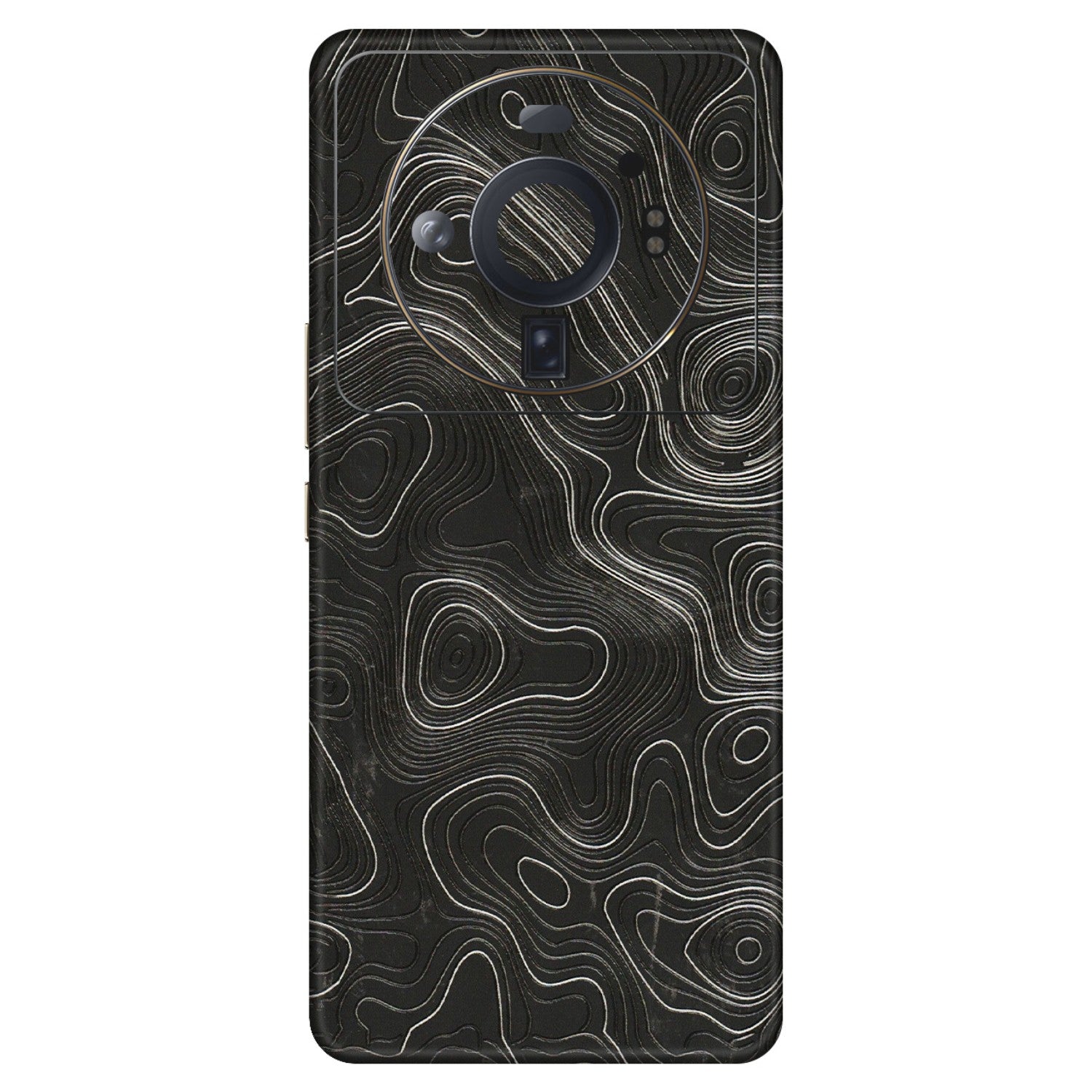 Xiaomi Redmi Phone Skins (All Models) - Abstract White Line Map - 3D Embossed Finish (L-269) Mi 12S Ultra 5G