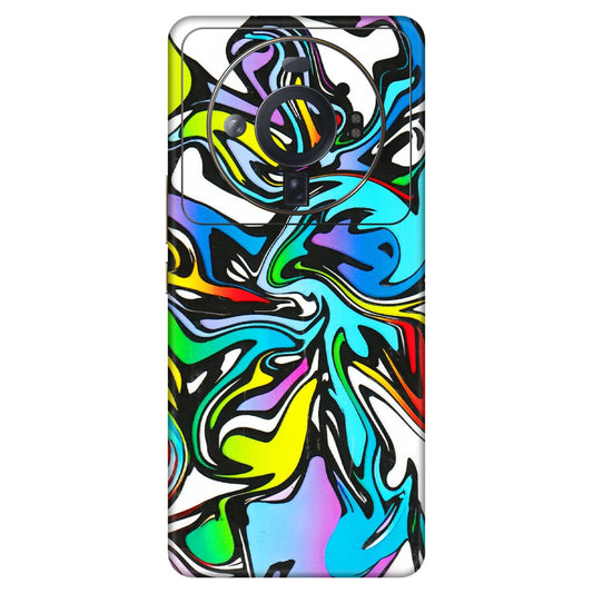Xiaomi Redmi Phone Skins (All Models) - Abstract Colour Paints - 3D Embossed Finish (L-271) Mi 12S Ultra 5G