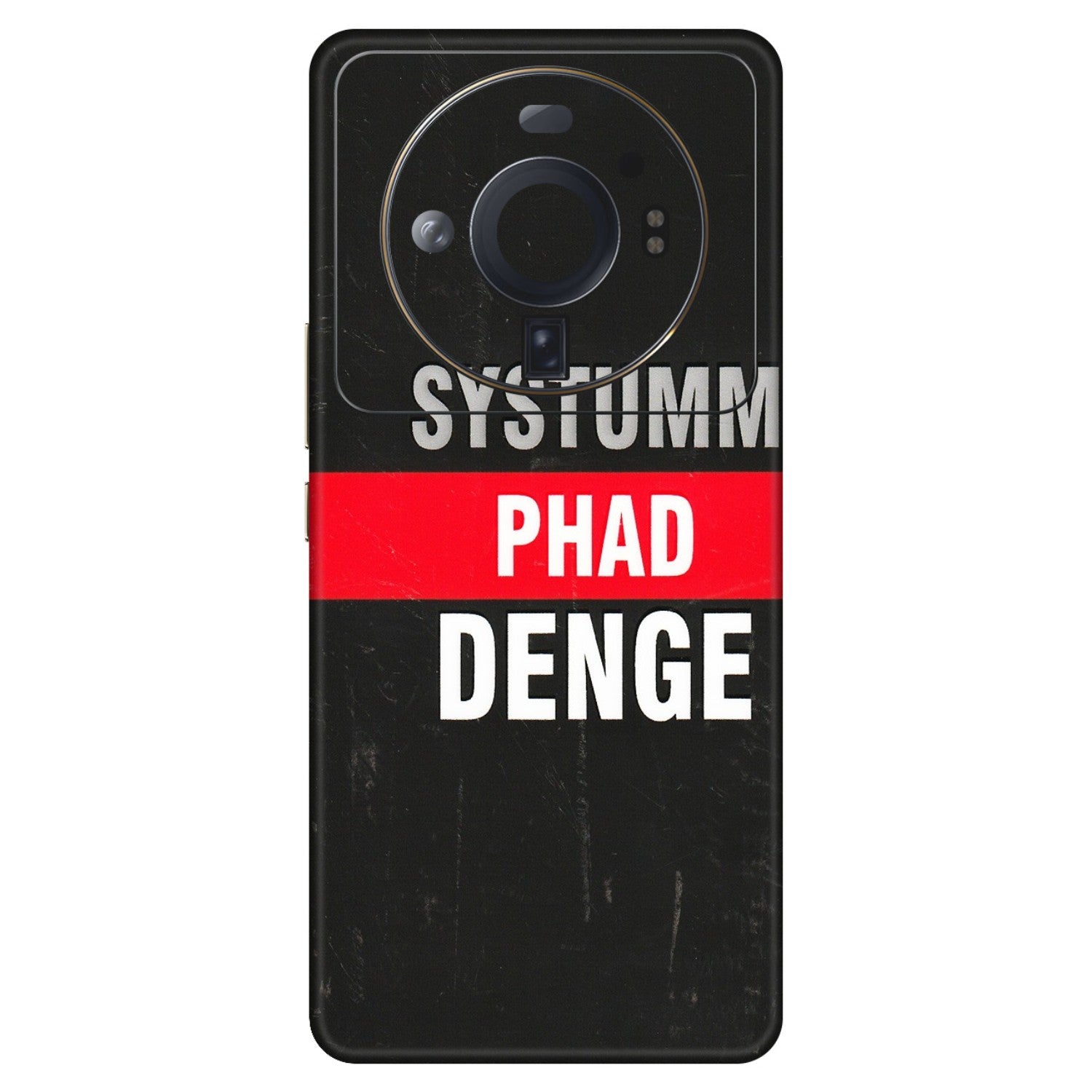 Xiaomi Redmi Phone Skins (All Models) - Systumm Phad Denge - 3D Embossed Finish (L-278) Mi 12S Ultra 5G