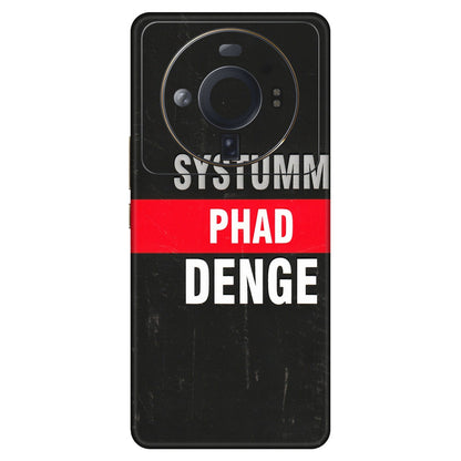 Xiaomi Redmi Phone Skins (All Models) - Systumm Phad Denge - 3D Embossed Finish (L-278) Mi 12S Ultra 5G