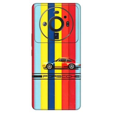 Xiaomi Redmi Phone Skins (All Models) - Multicolour Porche - 3D Embossed Finish (L-39) Mi 12S Ultra 5G