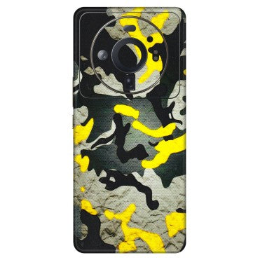 Xiaomi Redmi Phone Skins (All Models) - Yellow Camouflage - 3D Embossed Finish (L-61) Mi 12S Ultra 5G
