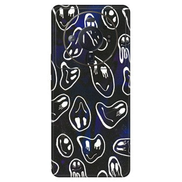 Xiaomi Redmi Phone Skins (All Models) - Distorted Smileys - 3D Embossed Finish (L-92) Mi 12S Ultra 5G