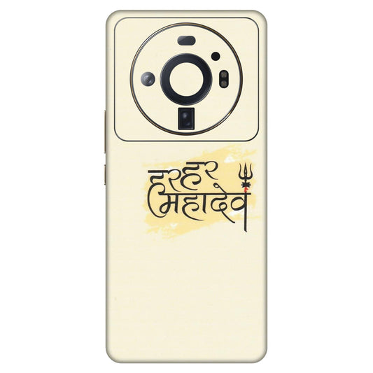 Xiaomi Redmi Phone Skins (All Models) - Har Har Mahadev - Matte Finish (M-10) Mi 12S Ultra 5G