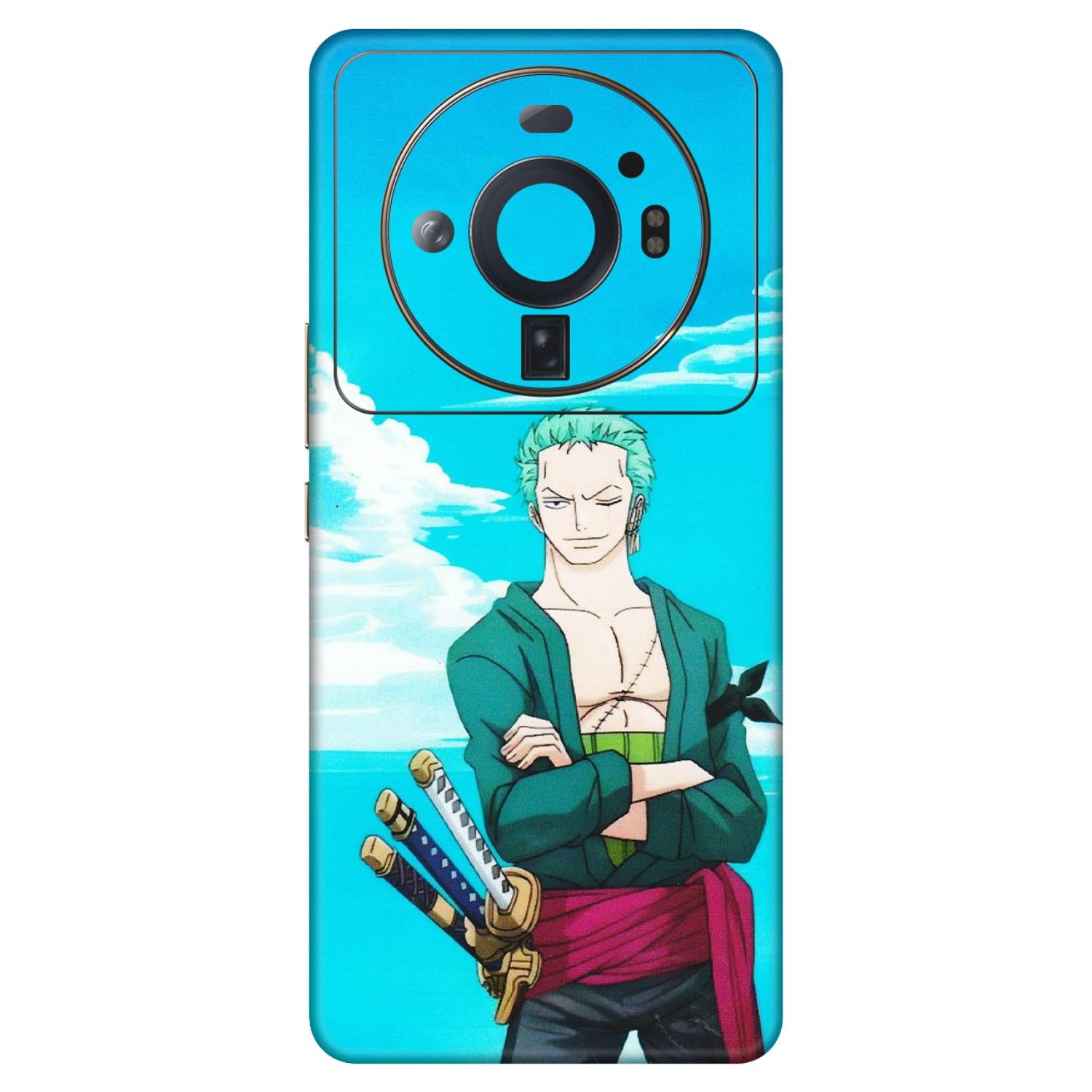 Xiaomi Redmi Phone Skins (All Models) - Cool Swordman Zoro Anime - Matte Finish (M-143) Mi 12S Ultra 5G