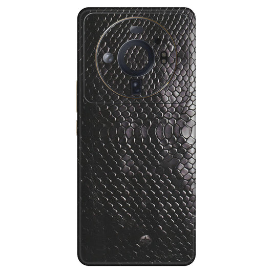 Xiaomi Redmi Phone Skins (All Models) - Black Snack Leather - Matte Finish (M-147) Mi 12S Ultra 5G