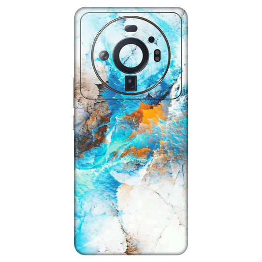 Xiaomi Redmi Phone Skins (All Models) - Blue Waves Abstract - Matte Finish (M-19) Mi 12S Ultra 5G