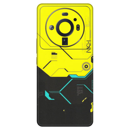Xiaomi Redmi Phone Skins (All Models) - Black Yellow Technica - Matte Finish (M-53) Mi 12S Ultra 5G