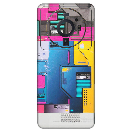 Xiaomi Redmi Phone Skins (All Models) - Colourfull Motherboard Internals - Matte Finish (M-55) Mi 12S Ultra 5G