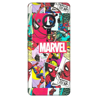 Xiaomi Redmi Phone Skins (All Models) - Marvel Comic Spiderman Grafitti - Matte Finish (M-72) Mi 12S Ultra 5G