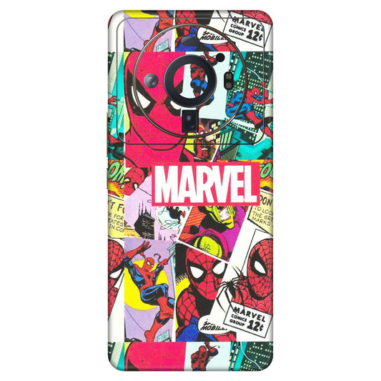 Xiaomi Redmi Phone Skins (All Models) - Marvel Comic Spiderman Grafitti - Matte Finish (M-72) Mi 12S Ultra 5G