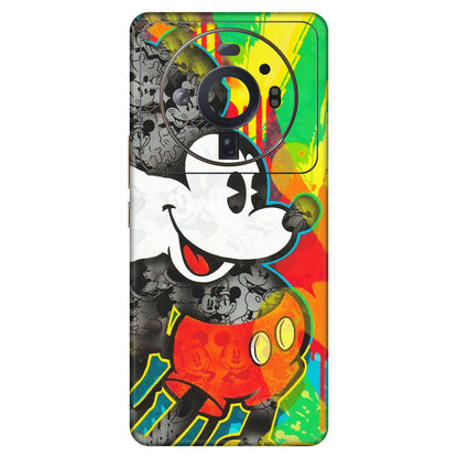 Xiaomi Redmi Phone Skins (All Models) - Multiple Mickey With Colourful Texture - Matte Finish (M-84) Mi 12S Ultra 5G