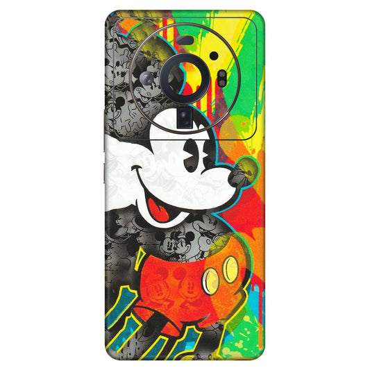 Xiaomi Redmi Phone Skins (All Models) - Multiple Mickey With Colourful Texture - Matte Finish (M-84) Mi 12S Ultra 5G