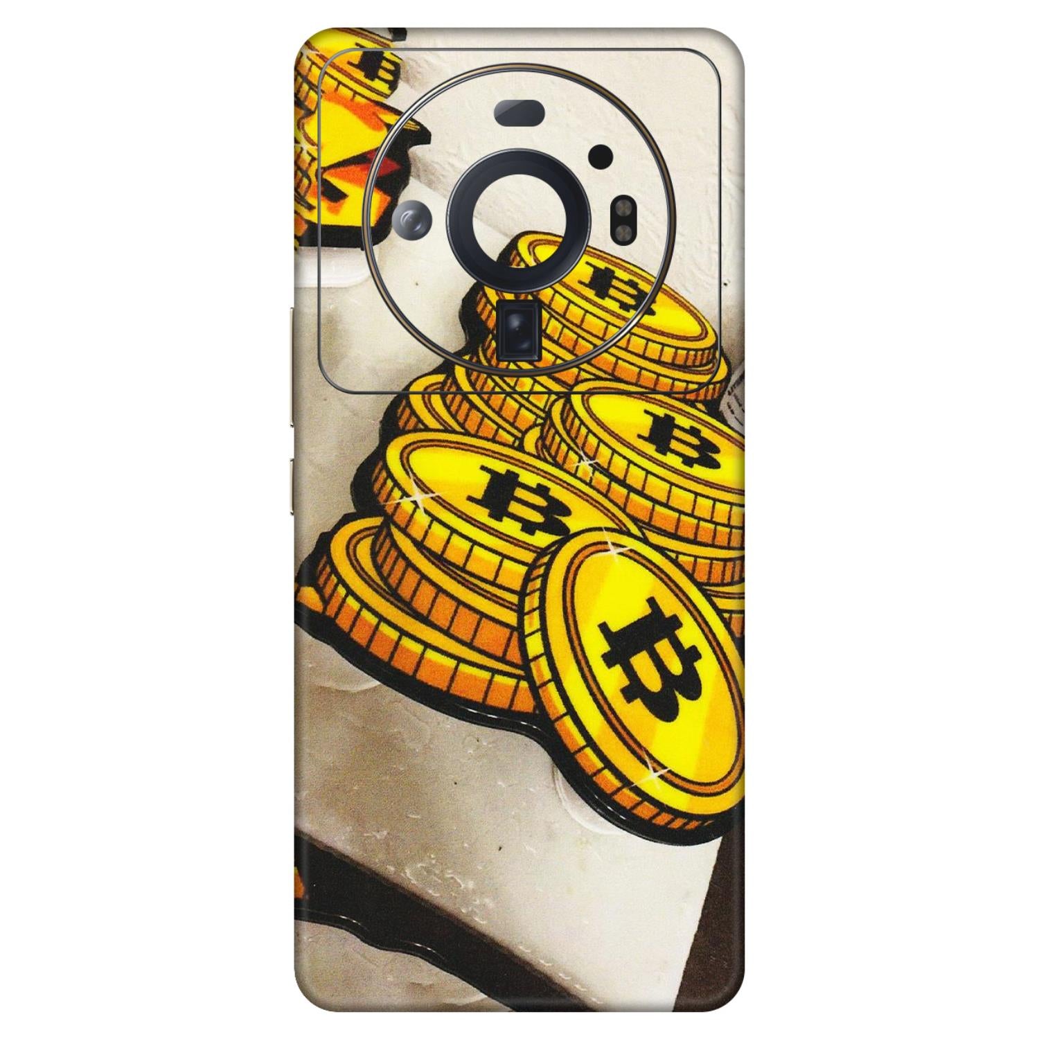 Xiaomi Redmi Phone Skins (All Models) - Billionaire Bitcoin Collection - Matte Finish (M-92) Mi 12S Ultra 5G