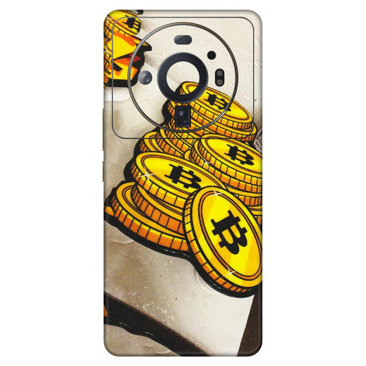 Xiaomi Redmi Phone Skins (All Models) - Billionaire Bitcoin Collection - Matte Finish (M-92) Mi 12S Ultra 5G