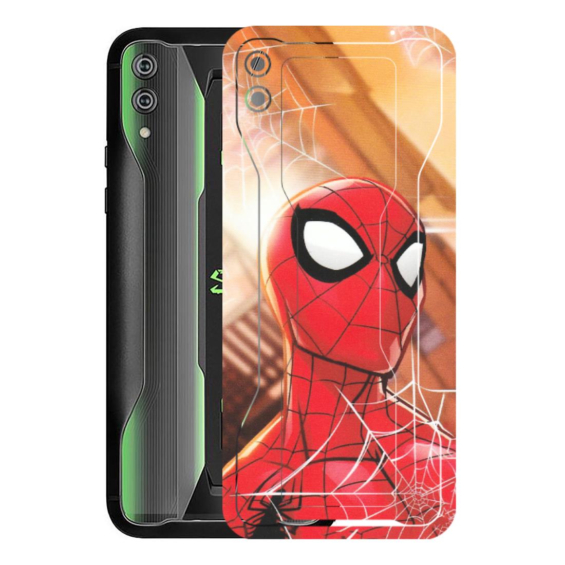 Xiaomi Redmi Phone Skins (All Models) - Spiderman Face New - Matte Finish (M-41) Xiaomi Black Shark 2