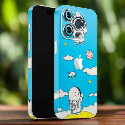 Blue Skies Astro Float 3D Textured Phone Skin